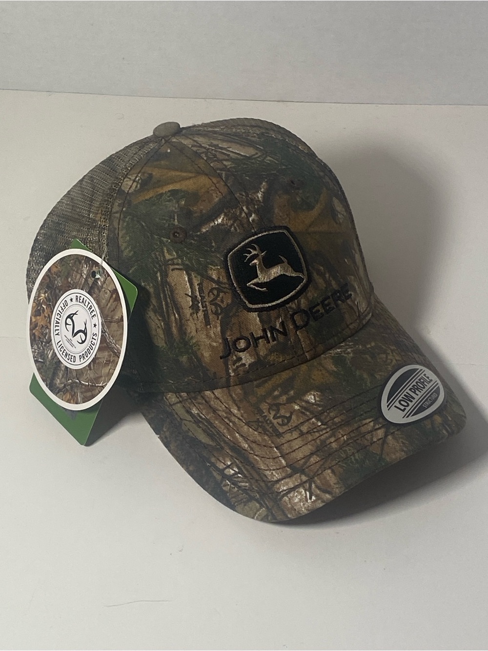 John Deere Camo Trucker Snapback Hat Snap Back Adjustable - Realtree New